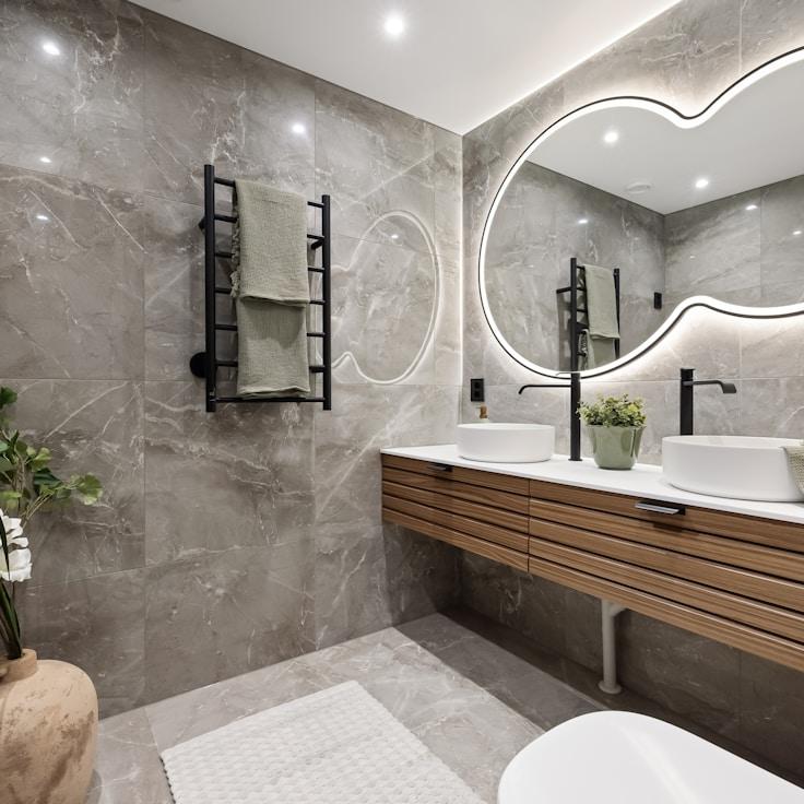 Luxurious bathroom makeover